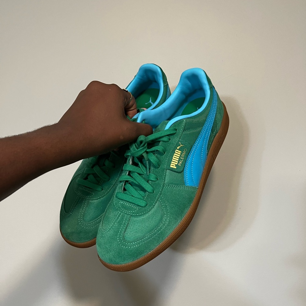 Puma Palmero Green and Blue Men's Shoes